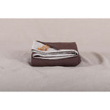 Pure Washed Linen Duvet Cover, Two-Tone Chestnut