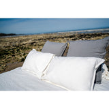 Pure Washed Linen Pillow Case, Chalk White