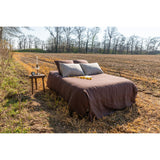 Pure Washed Linen Duvet Cover, Chestnut