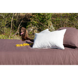 Pure Washed Linen Duvet Cover, Chestnut