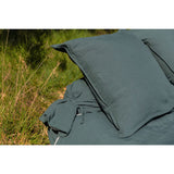 Pure Washed Linen Duvet Cover, Forest Green