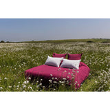 Pure Washed Linen Duvet Cover, Heather Rose