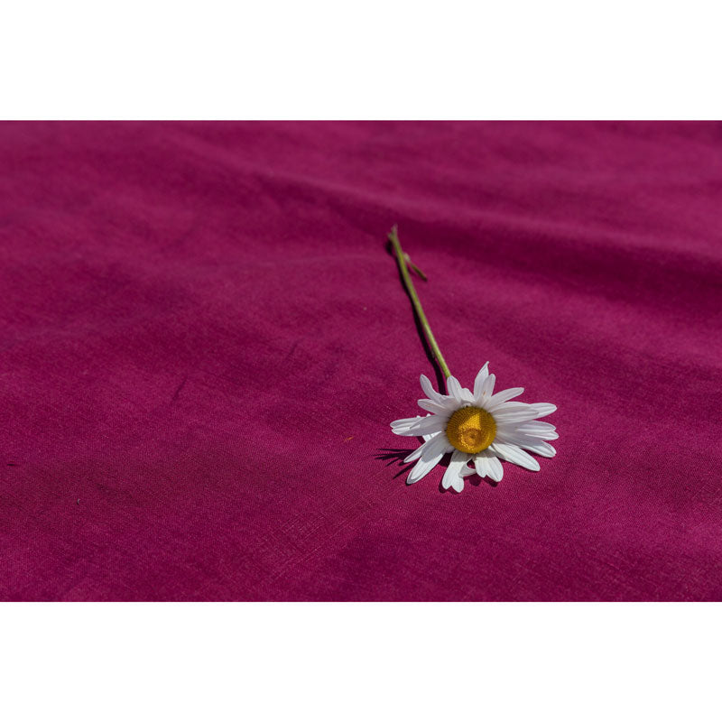 Pure Washed Linen Duvet Cover, Heather Rose