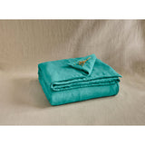 Pure Washed Linen Duvet Cover, Lagoon Blue