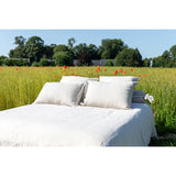 Pure Washed Linen Duvet Cover, Natural Stripe