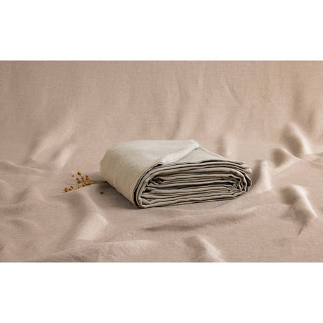 Pure Washed Linen Duvet Cover, Natural