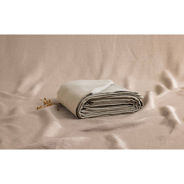 Pure Washed Linen Duvet Cover, Natural
