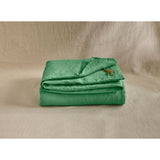 Pure Washed Linen Duvet Cover, Pea Green