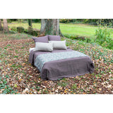 Pure Washed Linen Duvet Cover, Plum