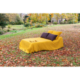 Pure Washed Linen Duvet Cover, Saffron