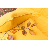 Pure Washed Linen Duvet Cover, Saffron