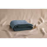 Pure Washed Linen Duvet Cover, Slate Blue