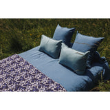 Pure Washed Linen Duvet Cover, Slate Blue