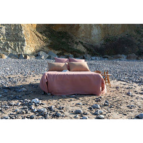 Pure Washed Linen Duvet Cover, Terracotta