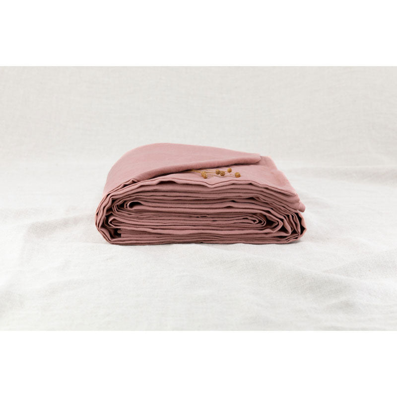 Pure Washed Linen Duvet Cover, Terracotta