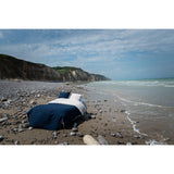 Pure Washed Linen Duvet Cover, Two-Tone Midnight Blue