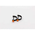 Alpha Drop Earrings, Orange