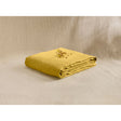 Pure Washed Linen Fitted Sheet, Amber Yellow
