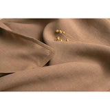 Pure Washed Linen Fitted Sheet, Hazelnut