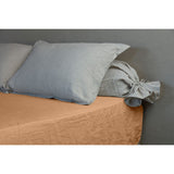 Pure Washed Linen Fitted Sheet, Honey