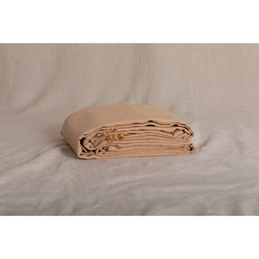 Pure Washed Linen Fitted Sheet, Honey