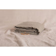 Pure Washed Linen Fitted Sheet, Laurel Green