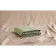 Pure Washed Linen Fitted Sheet, Linden Green