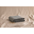 Pure Washed Linen Fitted Sheet, Mist Grey