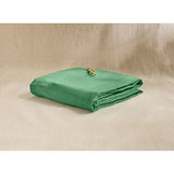 Pure Washed Linen Fitted Sheet, Pea Green