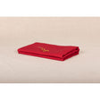 Pure Washed Linen Fitted Sheet, Redcurrant