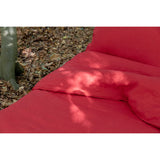 Pure Washed Linen Fitted Sheet, Redcurrant