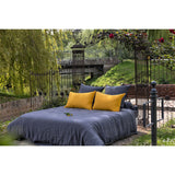 Pure Washed Linen Flat Sheet, Flint Grey