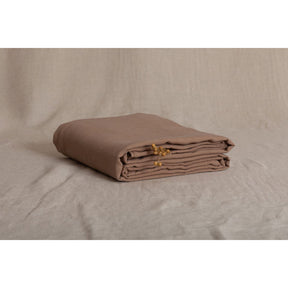 Pure Washed Linen Flat Sheet, Hazelnut