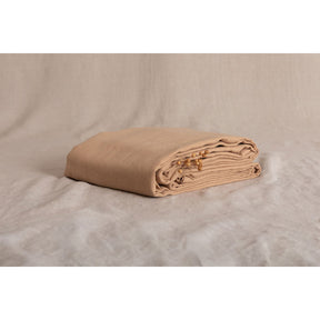 Pure Washed Linen Flat Sheet, Honey