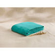 Pure Washed Linen Flat Sheet, Lagoon Blue
