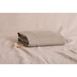 Pure Washed Linen Flat Sheet, Laurel Green