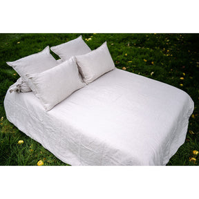 Pure Washed Linen Flat Sheet, Natural