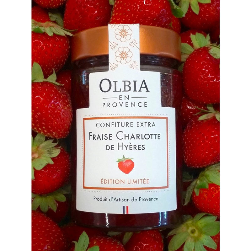 Strawberry Charlotte de Hyeres Extra Jam - 230g - Zouf.biz