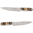 Forged in premium stainless steel and handcrafted by master artisans in the French village of Laguiole, this kitchen knife combines exceptional edge retention with refined blade geometry for precise slicing, dicing, and fine cuts!