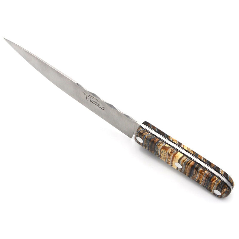 Laguiole Kitchen Knife with Mammoth Molar Handle