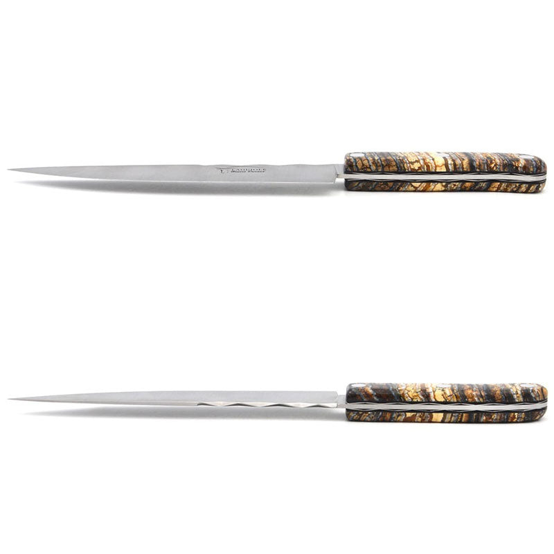 Laguiole Kitchen Knife with Mammoth Molar Handle