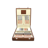 Laguiole Cutlery Canteen 24 Pieces Copper Foil Inclusion
