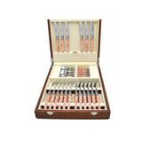 Laguiole Cutlery Canteen 24 Pieces Copper Foil Inclusion