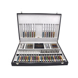 Laguiole Cutlery Canteen 48 Pieces Mammoth Molar, Prestige Collection