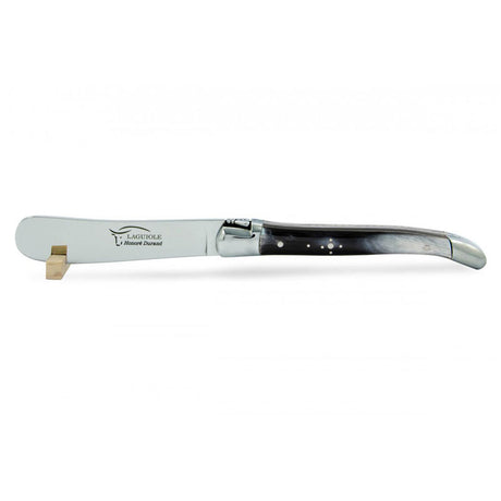 Laguiole Butter Knife Dark Horn - Zouf.biz