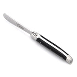 Laguiole Butter Knife Black Corian Acrylic - Zouf.biz