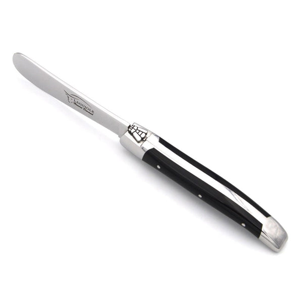 Laguiole Butter Knife Black Corian Acrylic - Zouf.biz