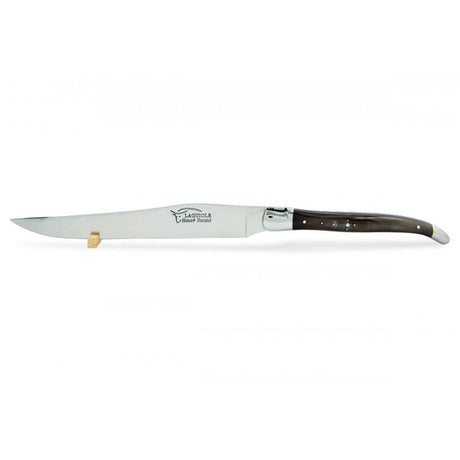 Laguiole Carving Knife, Dark Horn - Zouf.biz