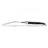 Laguiole Carving Set, Dark Horn - Zouf.biz