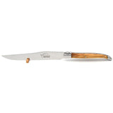 Laguiole Carving Set Olive Wood, Prestige Collection - Zouf.biz